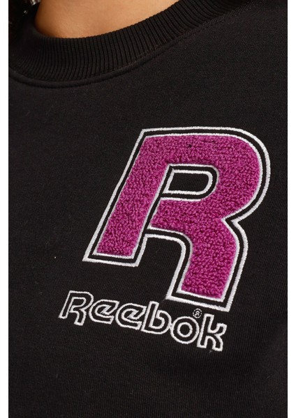 Ov Crew Siyah Kadın Sweatshirt