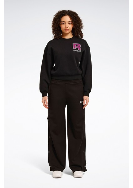 Ov Crew Siyah Kadın Sweatshirt