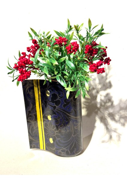 Boe Large Deri Kaplama Cam Vazo fiyatları