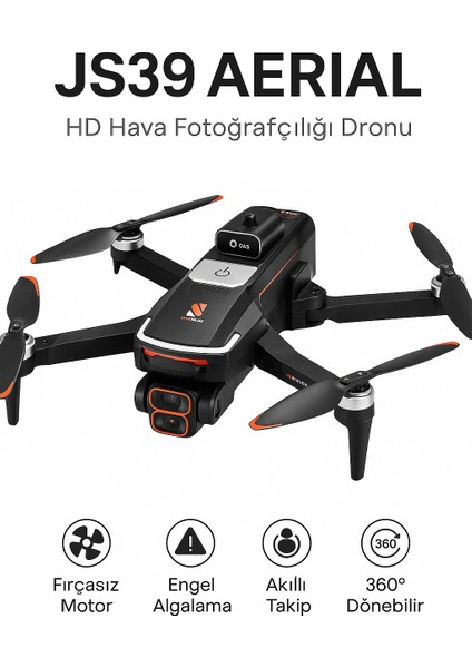 Eıs Akıllı Drone – Katlanabilir Tasarımlı Rgb Işıklandırmalı Kameralı Tek Dokunuşla Kalkış ve Iniş