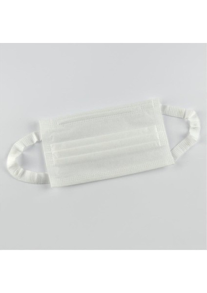 Wizard 3 Katlı Kulak Dostu Yüz Maskesi 10 Adet-Mavi