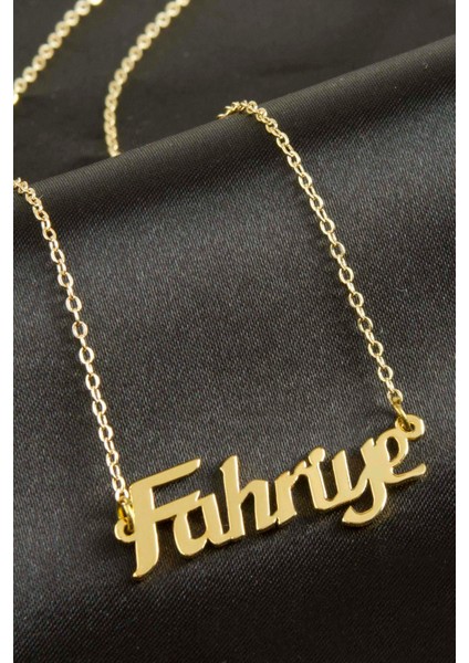 Wizard Fahriye Isimli Kolye -Sarı