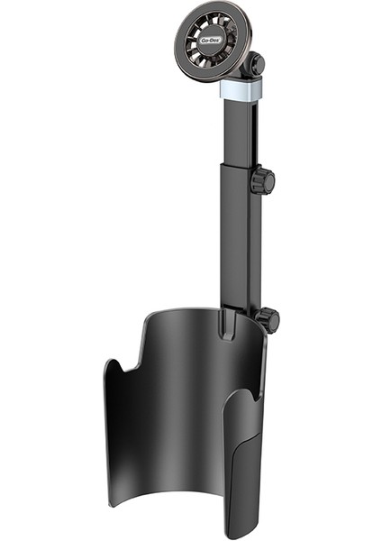 Go Des GD-HD253 M-Safe Magnetik 360 Derece Dönebilen Bardaklık Tasarım Telefon Tutucu Siyah