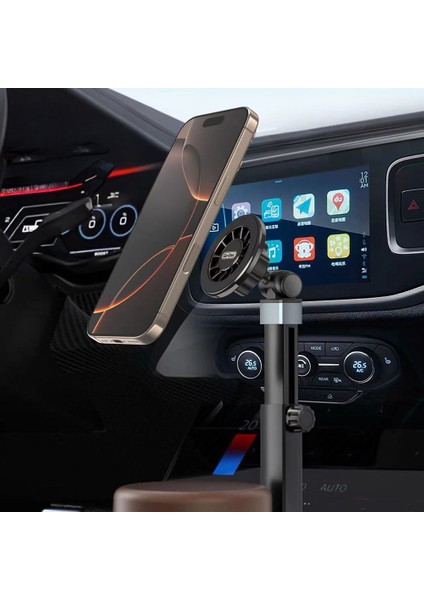 Go Des GD-HD253 M-Safe Magnetik 360 Derece Dönebilen Bardaklık Tasarım Telefon Tutucu Siyah fiyatları