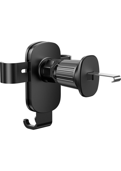 WI-CH058 Gentleman 360 Derece Dönebilen Sarsıntı Önleyicili Araç Telefon Tutucu Siyah