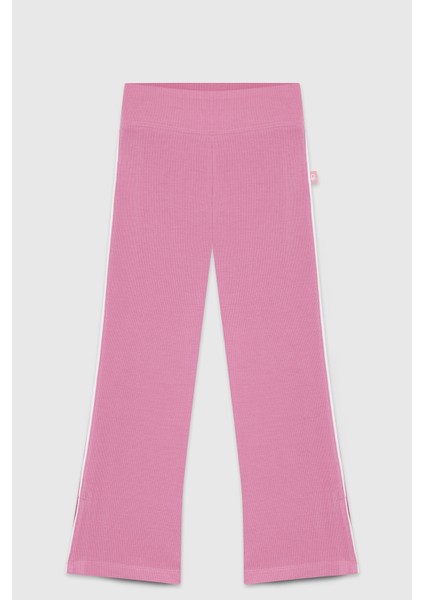 Regular Fit Lastikli Bel Bol Paça Tayt Kız Çocuk Tayt BNTG23310