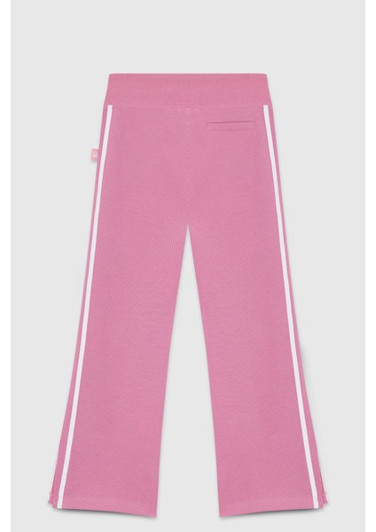 Regular Fit Lastikli Bel Bol Paça Tayt Kız Çocuk Tayt BNTG23310 fiyatları