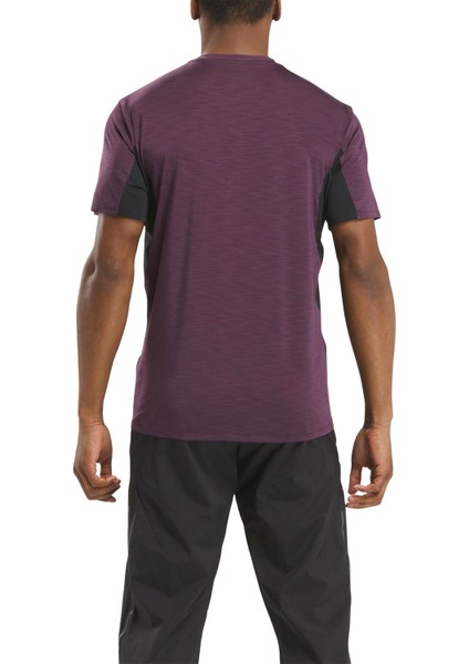 Athlete Tee 2.0 Rbk-Chıll Mor Erkek Kısa Kol T-Shirt