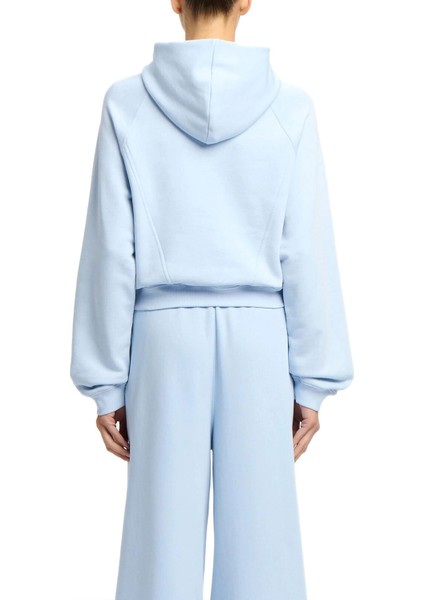 Icon Elements Ft Hoodıe Mavi Kadın Sweatshirt