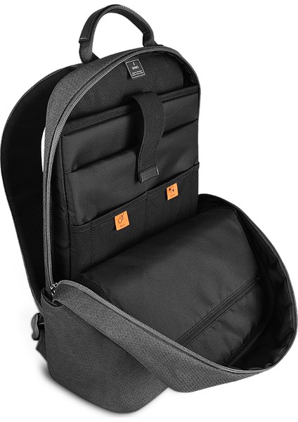 Pilot Serisi Suya Dayanıklı Polyester Kumaş Seyehat Sırt Çantası Siyah modelleri