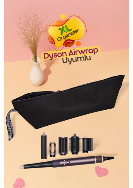 Saç Şekillendirici Düzenleyici Çok Amaçlı Organizer Makyaj & Seyahat Çantası