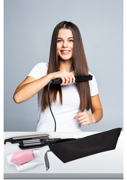 Saç Şekillendirici Düzenleyici Çok Amaçlı Organizer Makyaj & Seyahat Çantası fiyatları