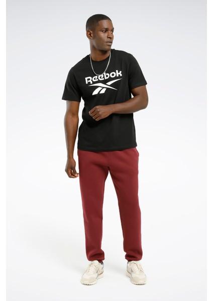 RI LEFT LEG JOGGER Bordo Erkek Eşofman Altı