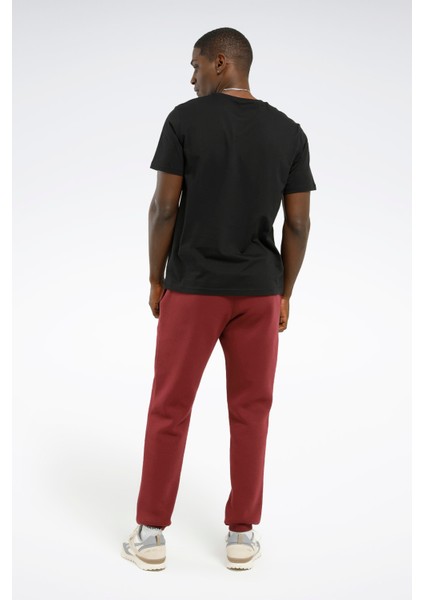 RI LEFT LEG JOGGER Bordo Erkek Eşofman Altı