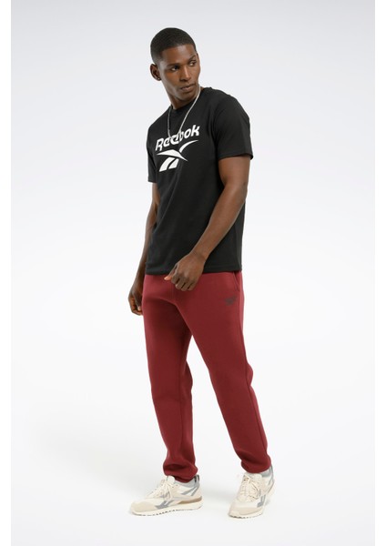 RI LEFT LEG JOGGER Bordo Erkek Eşofman Altı