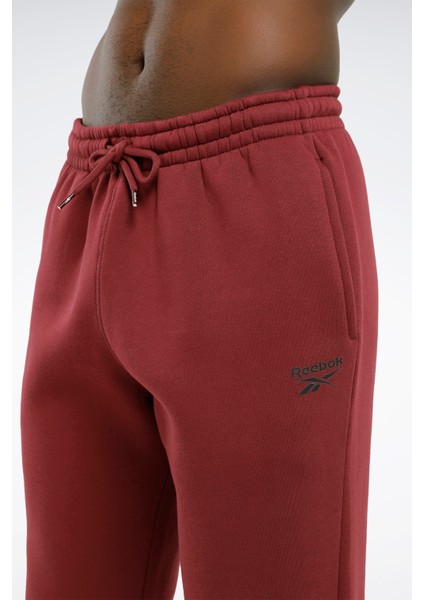 RI LEFT LEG JOGGER Bordo Erkek Eşofman Altı