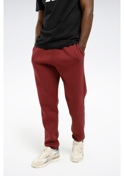 RI LEFT LEG JOGGER Bordo Erkek Eşofman Altı