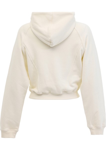 Icon Elements Ft Hoodıe Ekru Kadın Sweatshirt