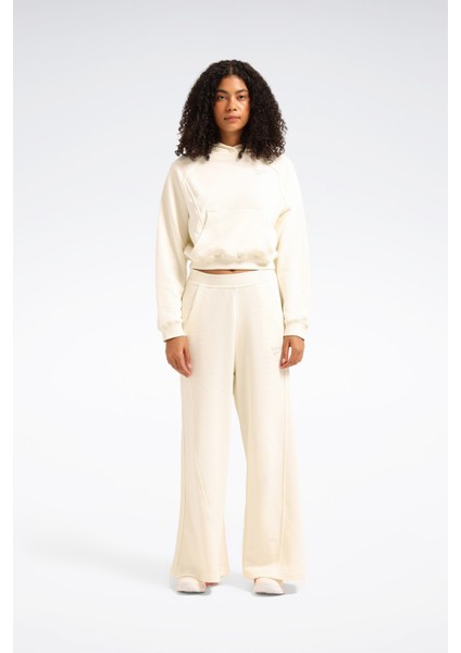 Icon Elements Ft Hoodıe Ekru Kadın Sweatshirt