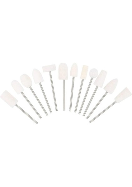 12 Parça Takı ve Tırnak Parlatma Seti, Keçe ve Pimli Cila Uçları indirimleri