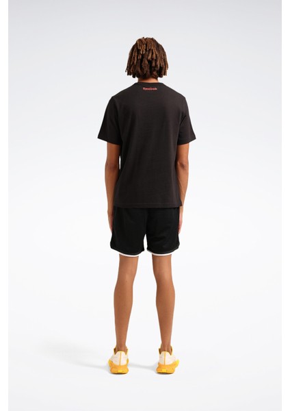 Basketball T-Shırt Siyah Erkek Kısa Kol T-Shirt