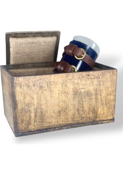 Bee Medium Deri Kaplama Cam Vazo fırsatları