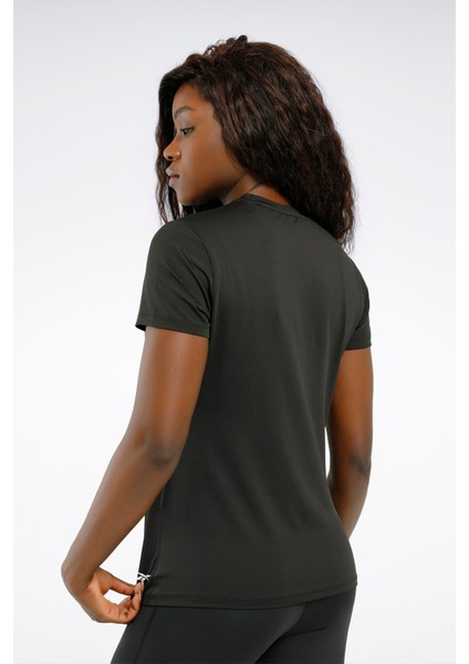 Wor Speedwick Tee Siyah Kadın Kısa Kol T-Shirt