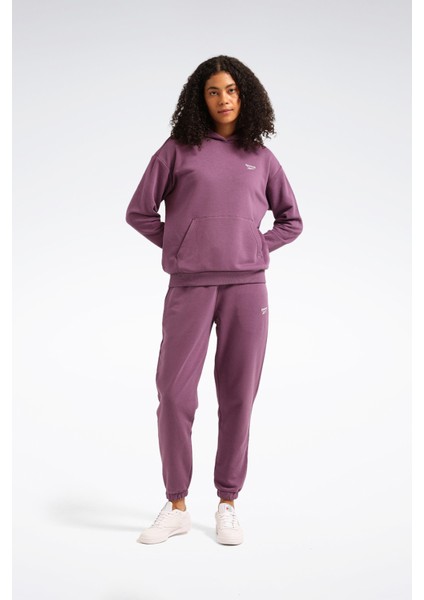 New Id Relax Sl Hoodıe Mor Kadın Sweatshirt