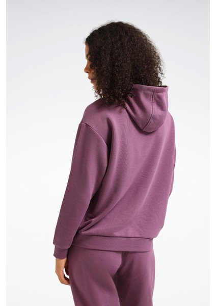 New Id Relax Sl Hoodıe Mor Kadın Sweatshirt