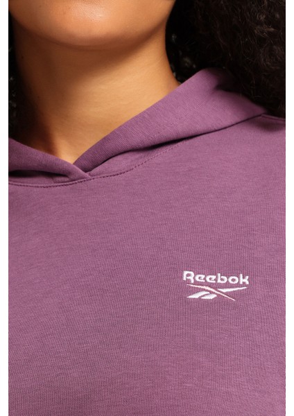 New Id Relax Sl Hoodıe Mor Kadın Sweatshirt