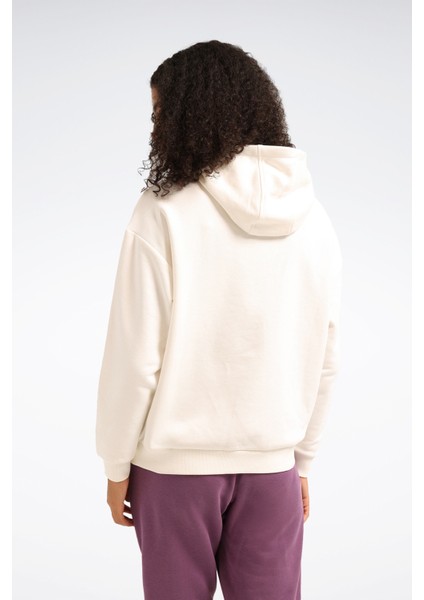 New Id Relax Sl Hoodıe Ekru Kadın Sweatshirt