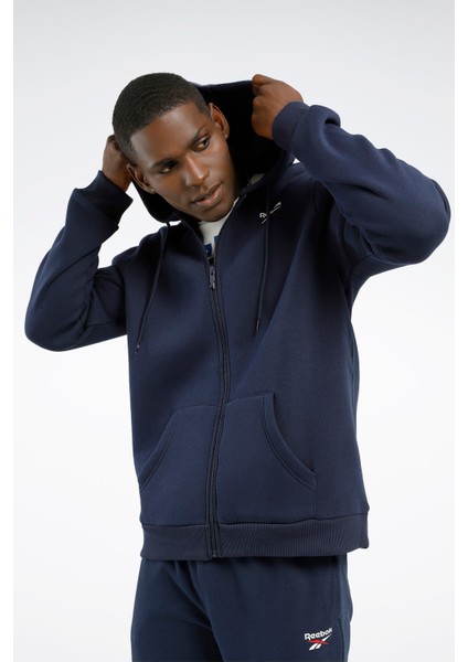 Rı Left Chest Logo Lacivert Erkek Eşofman Üstü