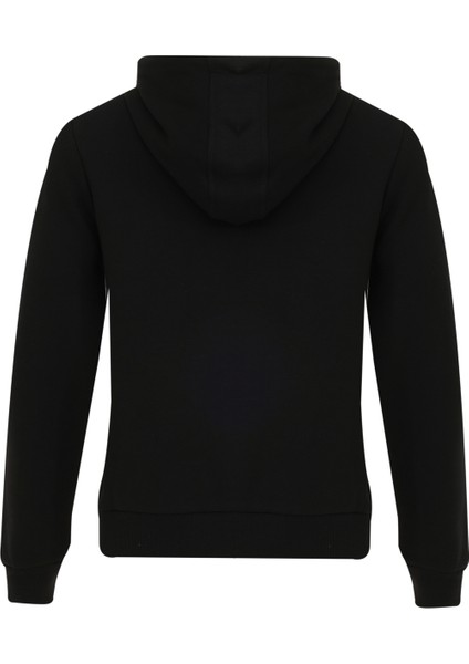 RI SL FRENCH TERRY FZ Siyah Kadın Eşofman Üstü