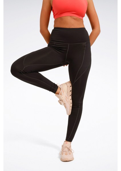 WOR PP HIGH RISE TIGHT Siyah Kadın Tayt