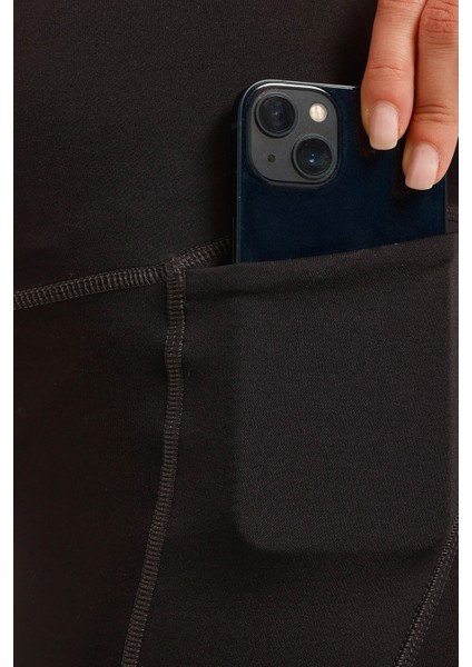 WOR PP HIGH RISE TIGHT Siyah Kadın Tayt