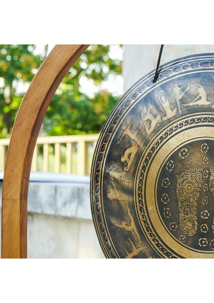 Yoga Figürleri Işlemeli Gong fiyatları