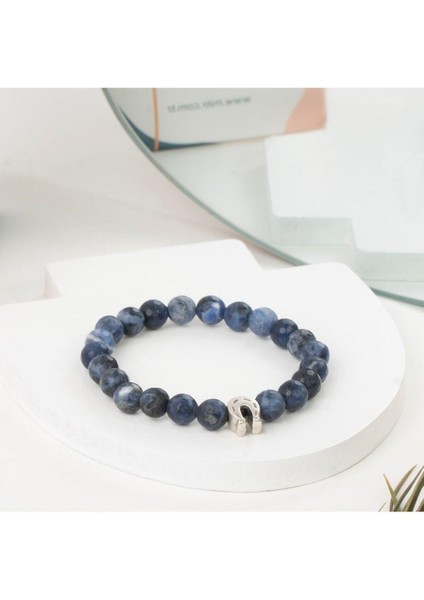 Sodalit Doğal Taş Bileklik (Faset) fiyatları