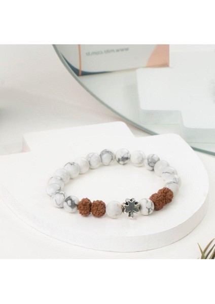 Düz Havlit Doğal Taş Bileklik