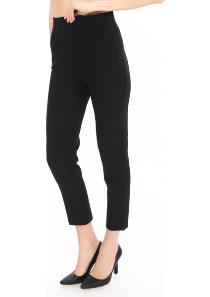 Yüksek Bel Siyah Kadın Pantolon modelleri