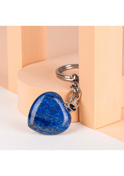 Lapis Lazuli Doğal Taş Anahtarlık