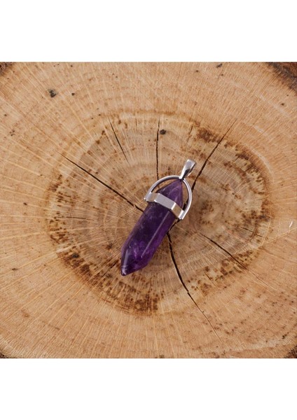 Nrtmsa Amatist Point Kolye Ucu-mor fiyatları