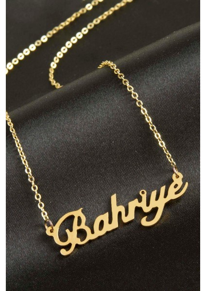 Wizard Bahriye Isimli Kolye -Sarı