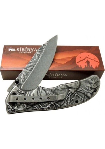 Sibirya Geyikli Çakı Eskitme S-2078B 21,5 cm fiyatları