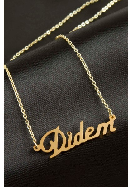 Wizard Didem Isimli Kolye -Sarı