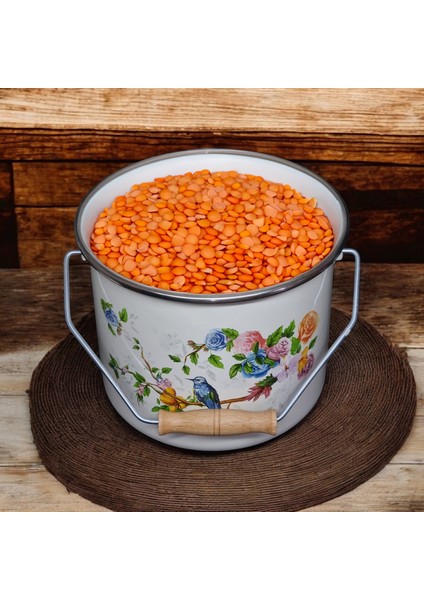 Emaye Bakraç Yoğurt Tenceresi Bakliyat Saklama Tenceresi Patates Soğan Kovası 22 cm 7,20 Litre fiyatları