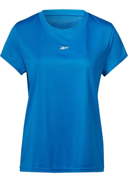 WOR Commercial Poly Mavi Kadın Kısa Kol T-Shirt