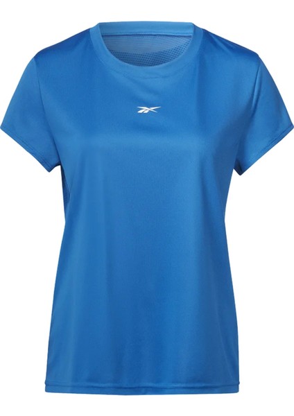 WOR Commercial Poly Mavi Kadın Kısa Kol T-Shirt