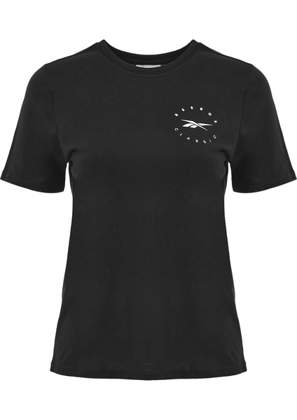 Q3 Id Tee Siyah Kadın Kısa Kol T-Shirt