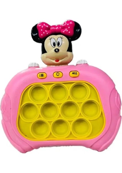 Işıklı Popit Oyun Konsolu Pop It Oyuncak Minnie Mouse Model Mini Konsol fiyatları