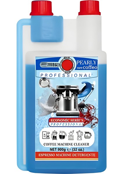 Pearly Milk Süt Köpürtücü ve Süt Yolları Buhar Çubuğu Temizleyici Likit 1000ML.